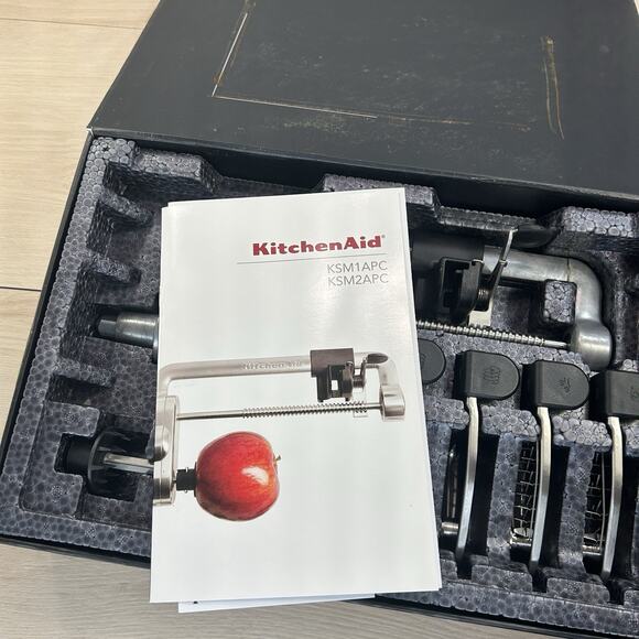 KitchenAid SPIRALIZER, PEEL, CORE & SLICE Attachments 5 Blades KSM1APC KSM2PC - Picture 6 of 7